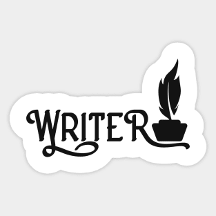 Poet Author Writing Writer Sticker